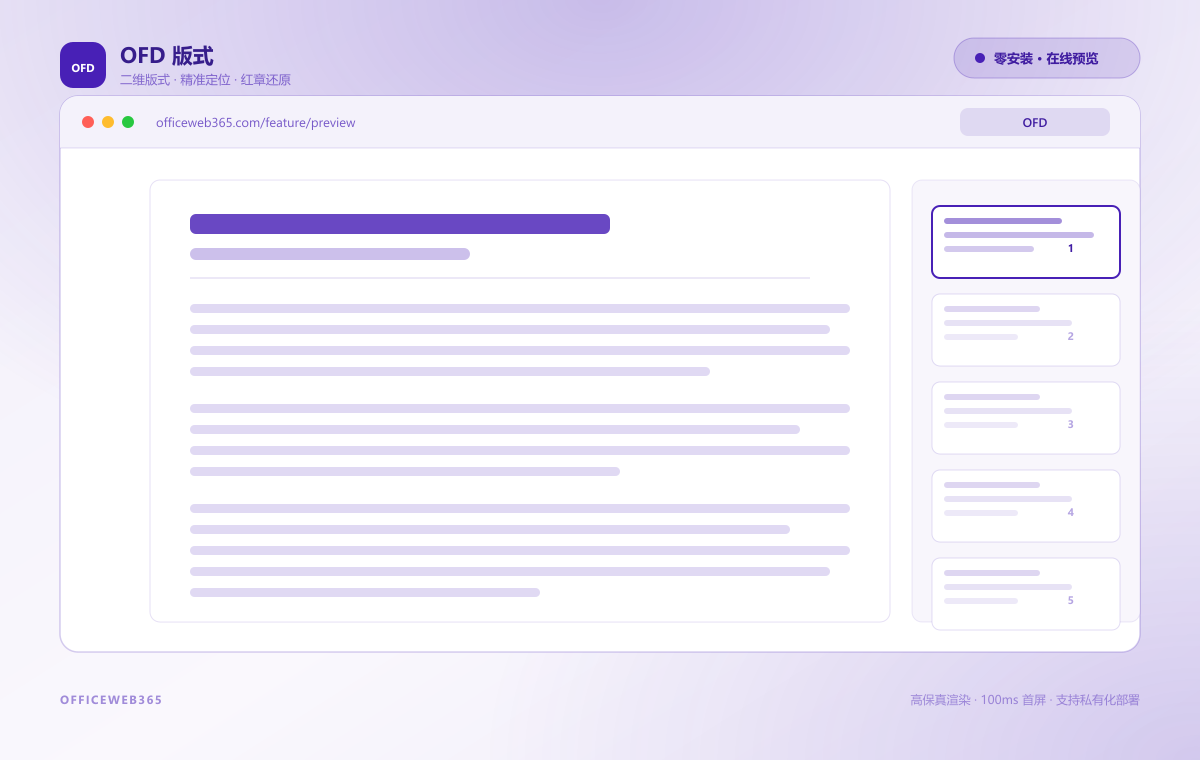 Office文档在线预览功能示意图 - OfficeWeb365